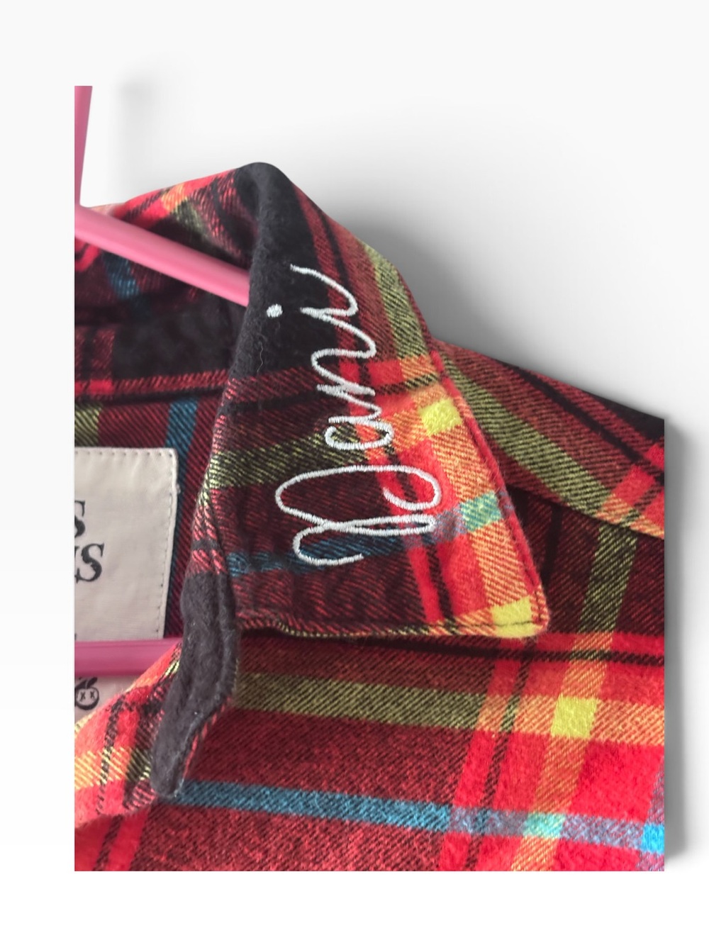 Cakeworthy Hocus Pocus Dani Flannel Unisex Weirdo Button Up Flannel Shirt Top - Picture 7 of 11